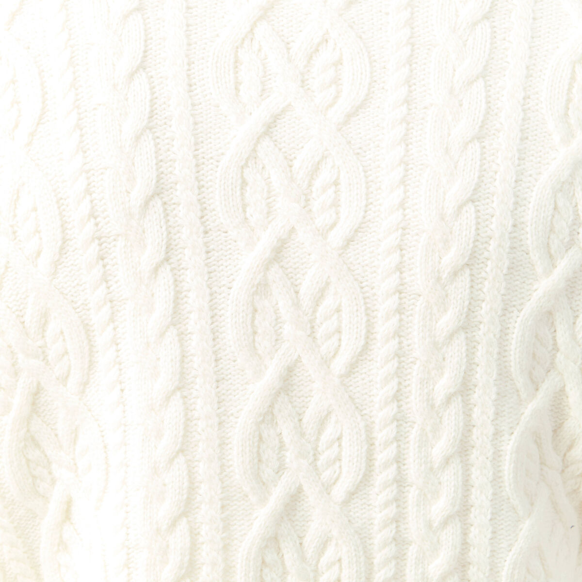 Tricot col montant ecru homme