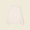 Chemise éco-responsable ecru femme