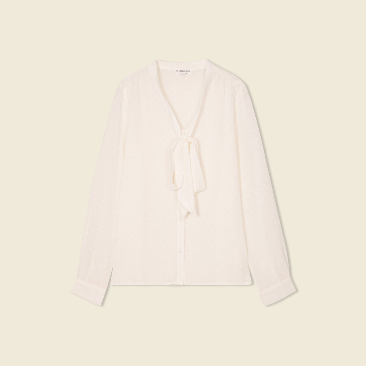 Chemise éco-responsable ecru femme
