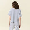 Polo manches courtes ecru femme