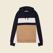 Sweat à capuche 1 poche bleu marine homme