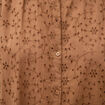 Chemise en coton manches coude marron femme