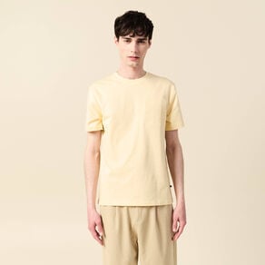 t shirt manches courtes jaune homme T-shirt manches courtes jaune homme