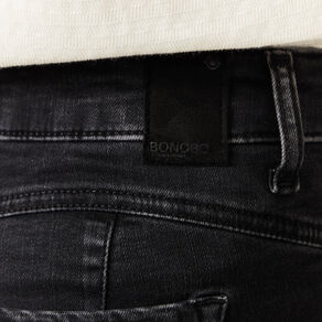 jeans bootcut 5 poches denim gris femme Jeans bootcut 5 poches denim gris femme