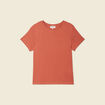 T-shirt manches courtes orange femme