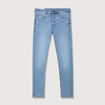 Jeans skinny tapered denim bleach homme