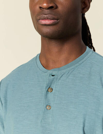 T-shirt manches courtes vert foncé homme