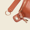Sac banane marron femme