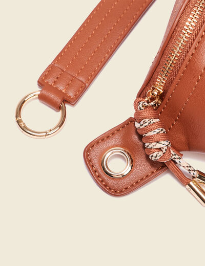 Sac banane marron femme