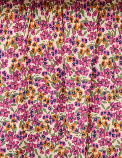 Jupe fluide rose framboise femme