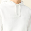 Sweat à capuche ecru homme