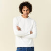 T-shirt manches longues ecru homme