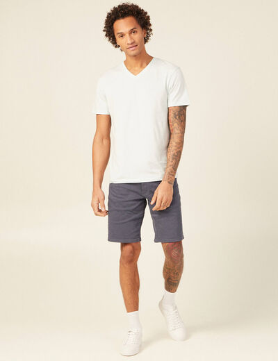 T-shirt manches courtes homme bleu ciel homme