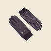 Gants en cuir noir homme