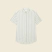 Chemise manches courtes vert olive homme