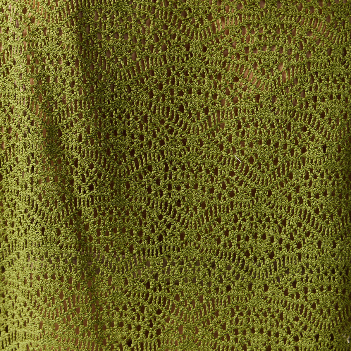T-shirt manches courtes vert olive femme
