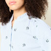 Chemise manches longues blanc femme