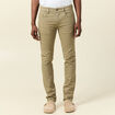 Jeans éco-responsable straight vert kaki homme