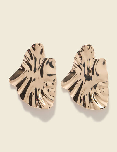 Boucles d'oreilles couleur or femme