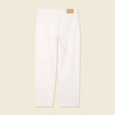 Jeans large relaxed denim blanc homme