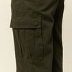 Cargo coupe battle en coton vert kaki homme