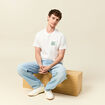 T-shirt en coton ecru homme