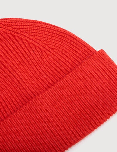 Bonnet orange homme