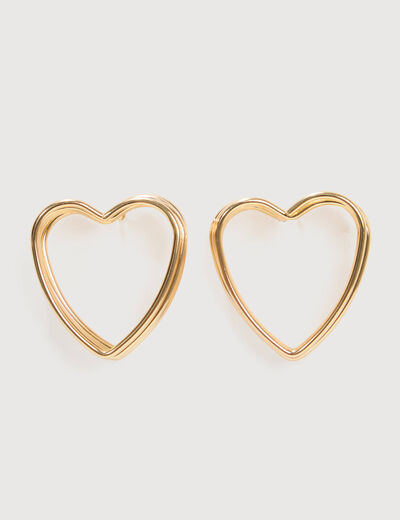 Boucles d'oreilles couleur or femme