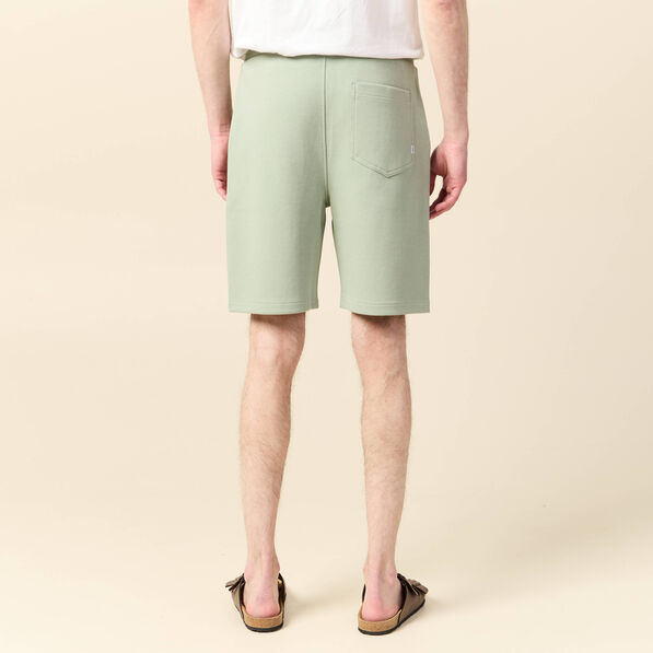 Short éco-responsable vert olive homme