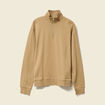 Sweat manches longues en coton beige homme