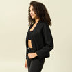 Veste manches longues noir femme