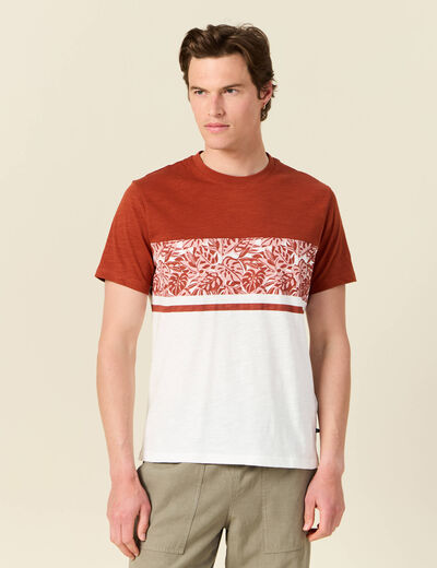 T-shirt éco-responsable ecru homme