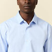 Chemise manches longues bleu ciel homme