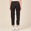 Jeans girlfriend 5 poches denim gris femme