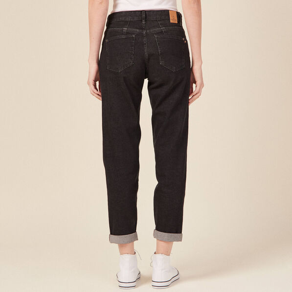 jeans girlfriend 5 poches denim gris femme Jeans girlfriend 5 poches denim gris femme