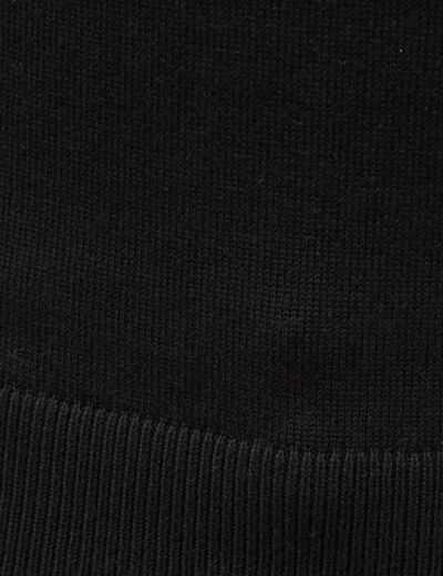 Pull manches longues noir homme