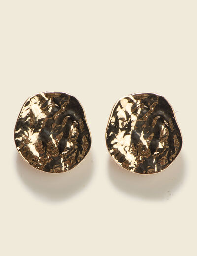 Boucles d'oreilles couleur or femme