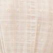 Top col v sans manches en coton creme femme