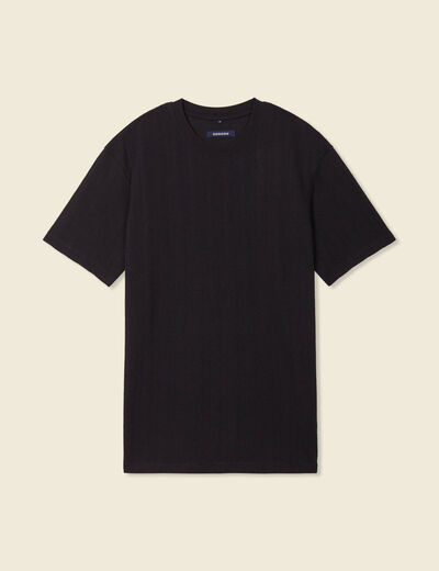 T-shirt manches courtes noir homme