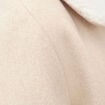 Blouson court oversize col sherpa creme femme