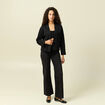 Veste manches longues noir femme