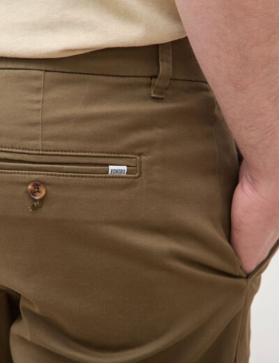 Short taupe homme