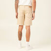 Bermuda droit 5 poches beige homme