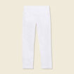 Jeans girlfriend taille haute denim blanc femme