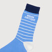 Chaussettes bleu violet homme