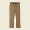 Pantalon chino straight vert kaki homme