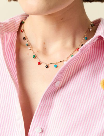 Collier multicolore femme