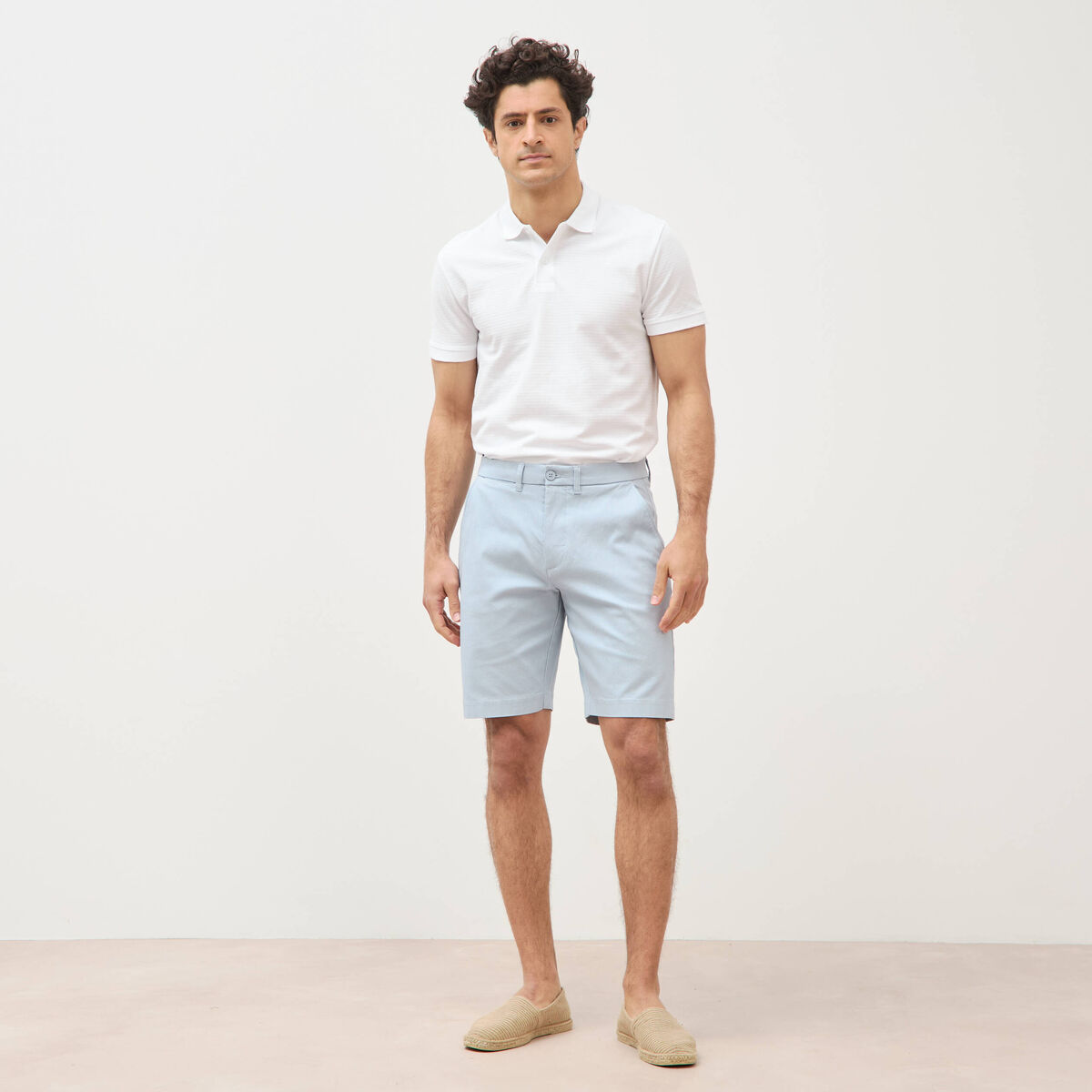 Bermuda bleu ciel homme