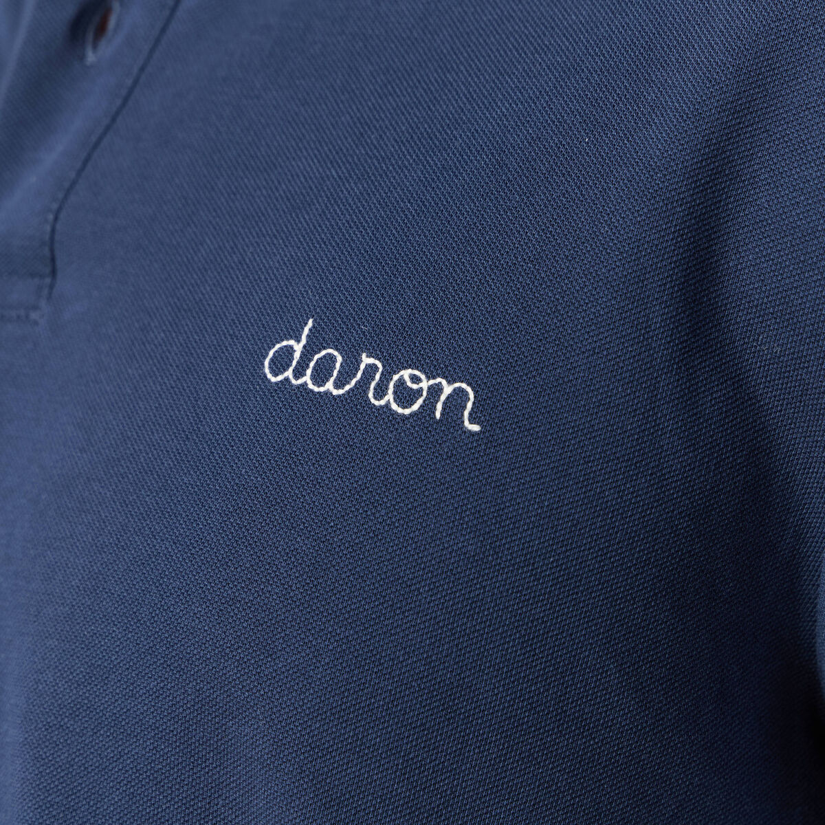 Polo manches courtes bleu marine homme
