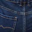 Jeans bootcut taille haute denim brut femme